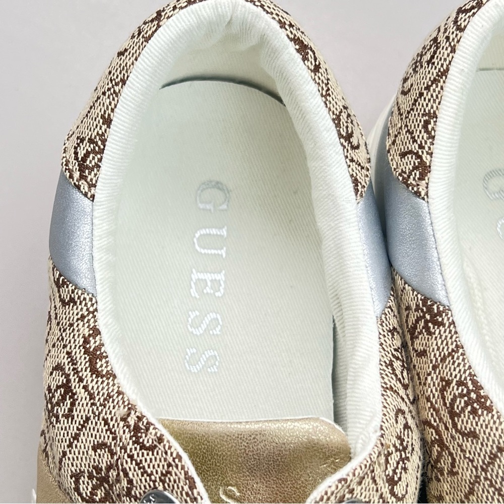 Guess Gold Lust Lace-Up Sneaker  Women's Size 8M - Picture 6 of 12